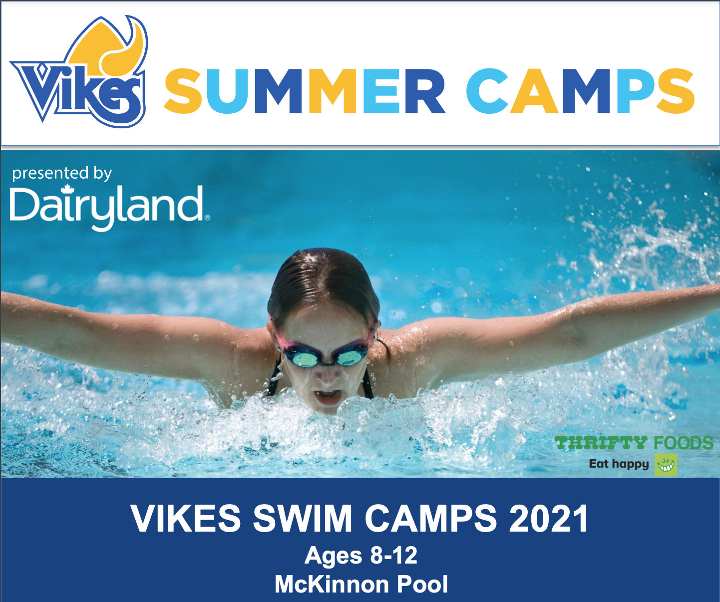 Vikes Summer Swim Camps Registration Now Open! Pacific Coast Swimming
